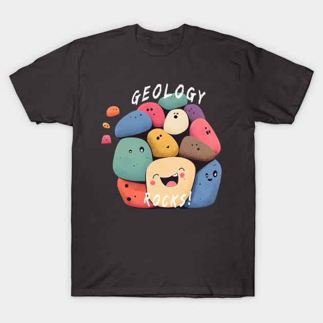 Geology Rocks T-Shirt by MLArtifex